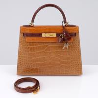Hermes KELLY 28 Tri-Color Alligator Handbag - Sold for $21,760 on 05-17-2026 (Lot 618).jpg